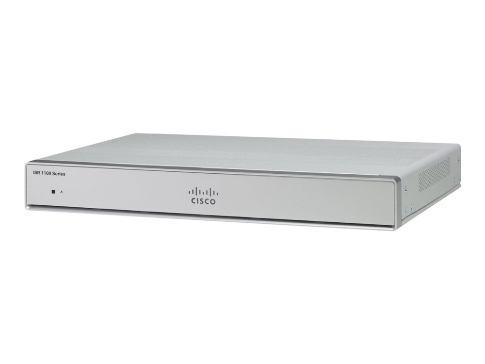 Cisco C1111-8P router med 8-portars switch, 1GbE, 2 WAN-portar