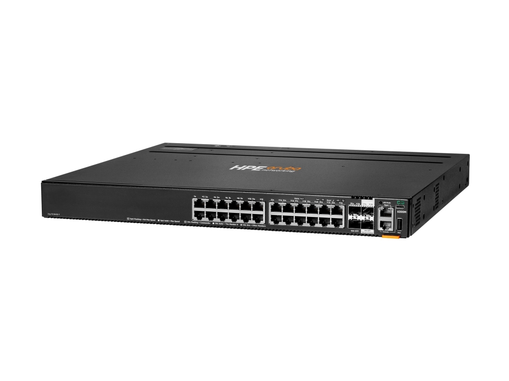 Hpe Aruba 6200M 24G 4Sfp+ Switch - Switch - Max. Stacking Distance 10 Km - L3 - Administreret - 24 X 10/100/1000 + 4 X 1 Gigabit/10 Gigabit Sfp+ (Upl