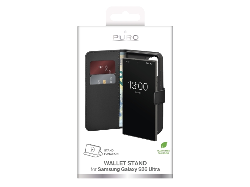 Sbs Pusgs26ubookc8bl, Brieftasche, Samsung, Samsung S26 Ultra, 17,5 Cm (6,9"), Schwarz