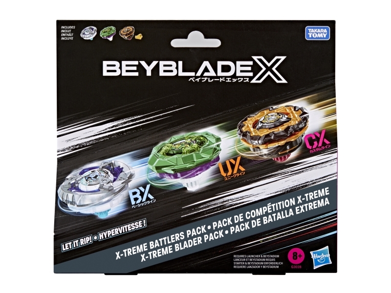 Beyblade X X-Treme Battlers-Pakke, 8 År