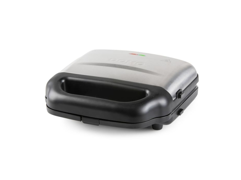 Domo DO9290C, 2 vaffel/vafler, Firkant, Sølv, Sort, 0,72 m, 1400 W, 284 mm