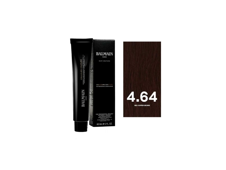 Balmain Professionnel Couleurs Couture Permanente Haarfarbe 4.64 Rot Kupferbraun 60 Ml