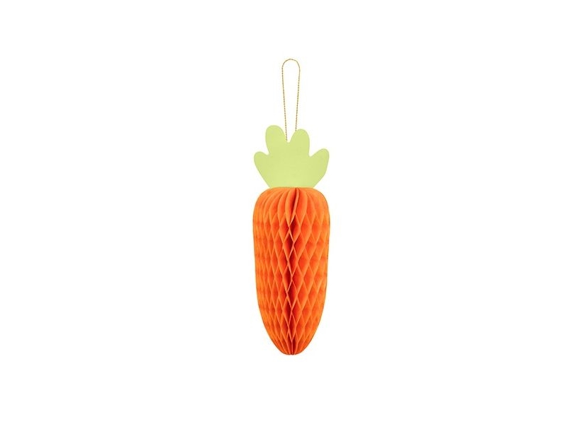 Karotte Deko Aus Papierwaben, 20 Cm