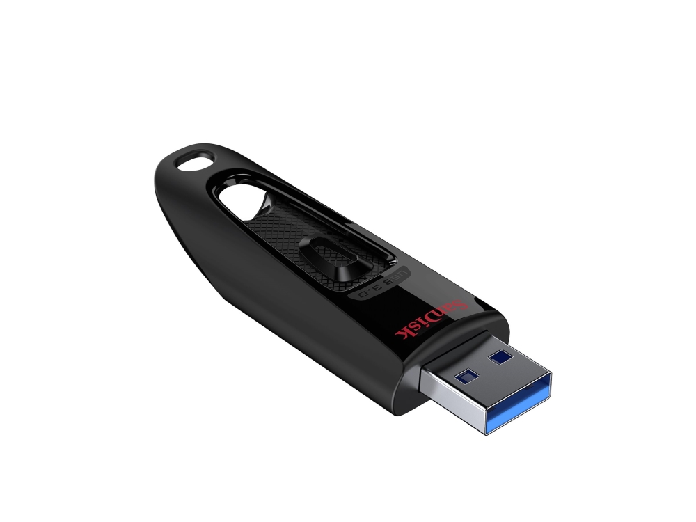 Sandisk Ultra - Usb Flashdrive - 64 Gb - Usb 3.0 - Sort