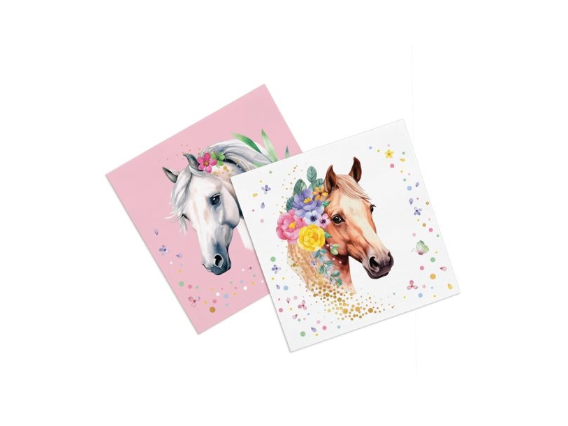 Hest Servietter, 20 Stk