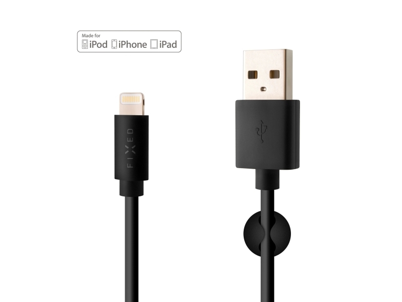 Fixed Fixd-Ul2m-Bk, 2 M, Lightning, Usb C, Männlich, Männlich, Schwarz