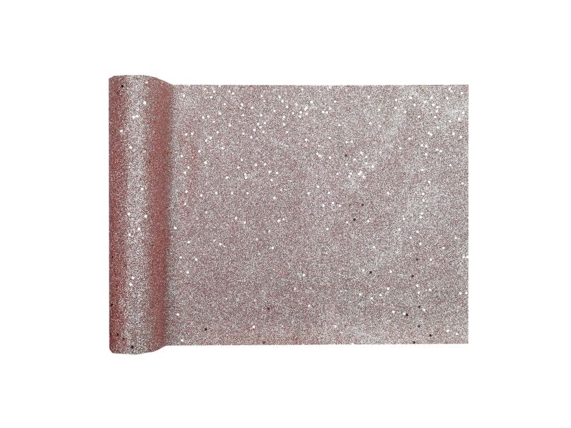 Rose Gold Glimmer Bordløber