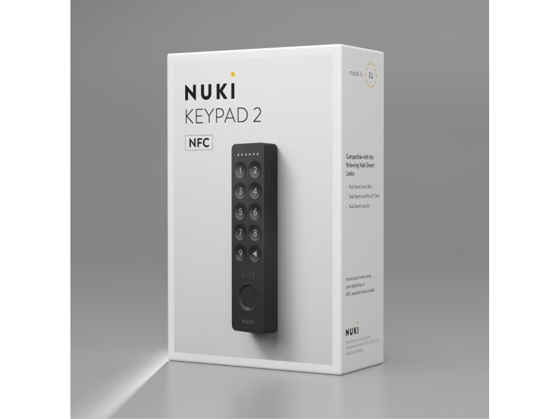 Nuki Keypad 2 NFC - trådløst tastatur til smart lås