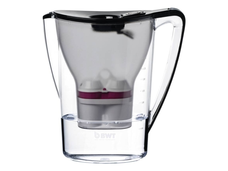 BWT Aqualizer Home, Kande vandfilter, 2,7 L, Sort, Transparent