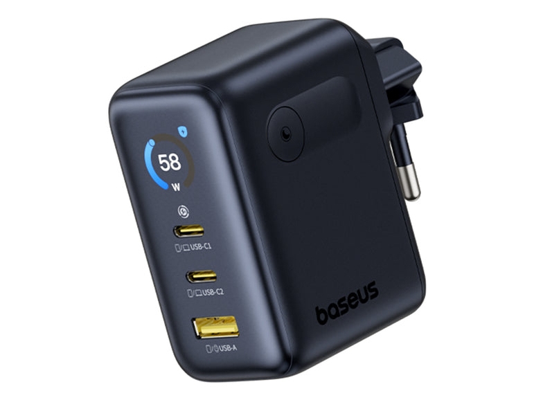 Baseus E0121b00, Drinnen, Ac, 240 V, Blau, Schwarz