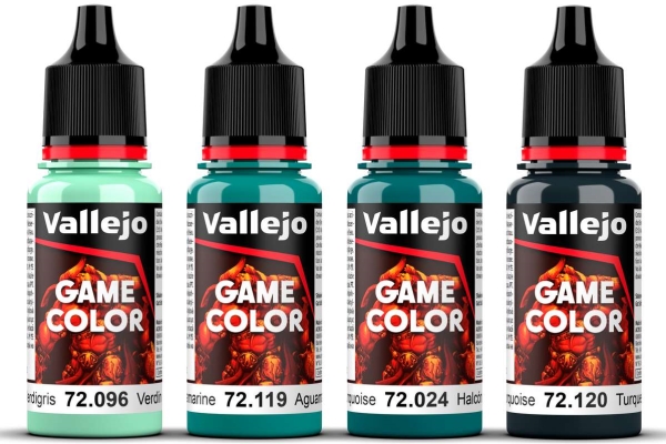 Game Color, Turquoise Set 4X18ml