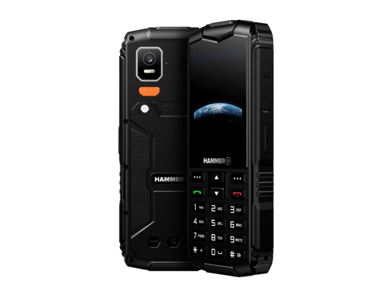 Hammer Horizon Lte, Menu, Dual Sim, 7,11 Cm (2.8"), 2 Mp, 3000 Mah, Sort