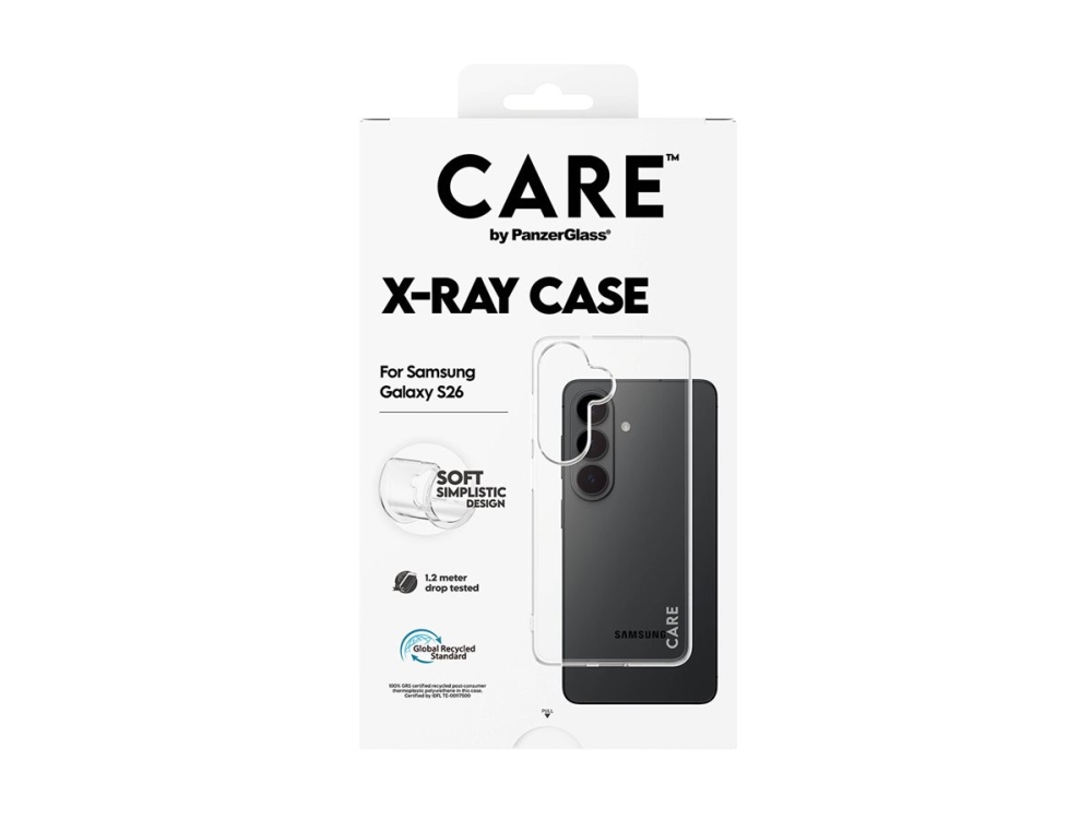 Care By Panzerglass X-Ray - Bagsidecover Til Mobiltelefon - Termoplastisk Polyuretan (Tpu) - Gennemsigtig - For Samsung Galaxy S26