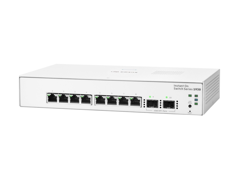 Hpe Networking Instant On 1930 8G 2Sfp Switch - Switch - L3 - Administreret - 8 X 10/100/1000 + 2 X Gigabit Sfp - Desktop