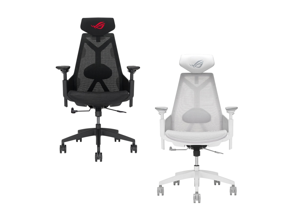 ASUS ROG Destrier Core - gaming chair - polyamide nylon breathable mesh polyurethane foam - black Gamer Stol - Åndbart netværk - Op til 150 kg