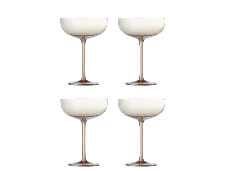 Bloomingville Aston Cocktailglas, Bronze, Glas