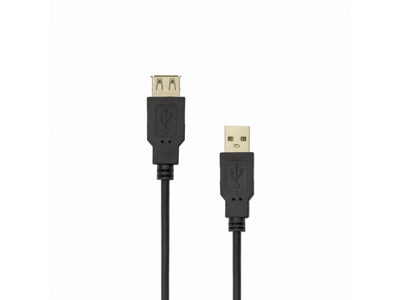 Sbox Cable Usb A Male - Usb A Female Extension 5 M, 5 M, Usb A, Usb A, Usb 2.0, 0.48 Gbit/S, Black