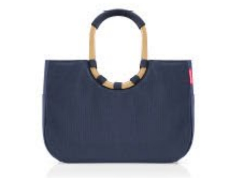 Reisenthel Loopshopper L, Mulepose, Blå, Aluminium, Mønster, Prikkemønster, 25 L