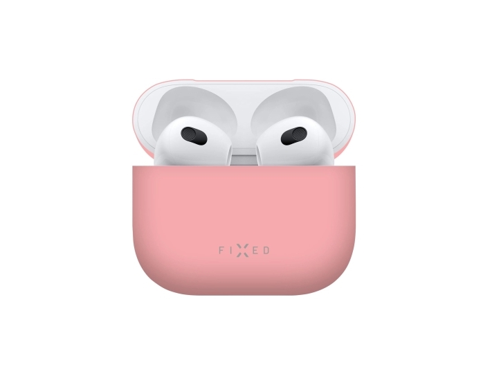 Fest Ultratenké Silikonové Pouzdro Fixed Silky Für Apple Airpods 3, Růžové