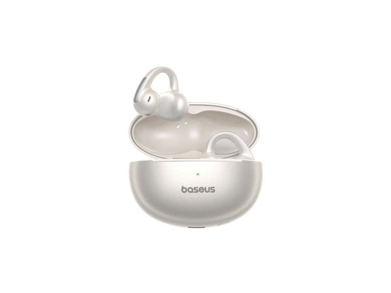Baseus BOWIE MC1 OPENEAR TWS EARBUDS WHITE, Hvid