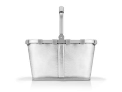 Reisenthel Carrybag, Sølv, Polyester, Indkøbskurv, Monokromatisk, 22 L, 480 mm