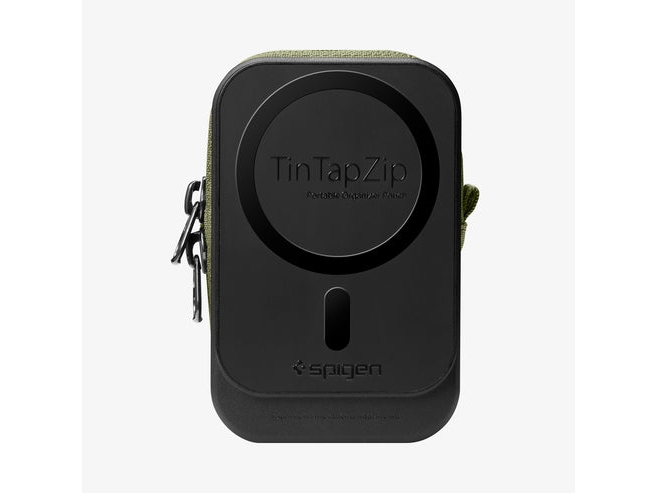 Spigen AFA10227, Nailon, musta, Oliivi, Vetoketju, 1 kpl, Kiina