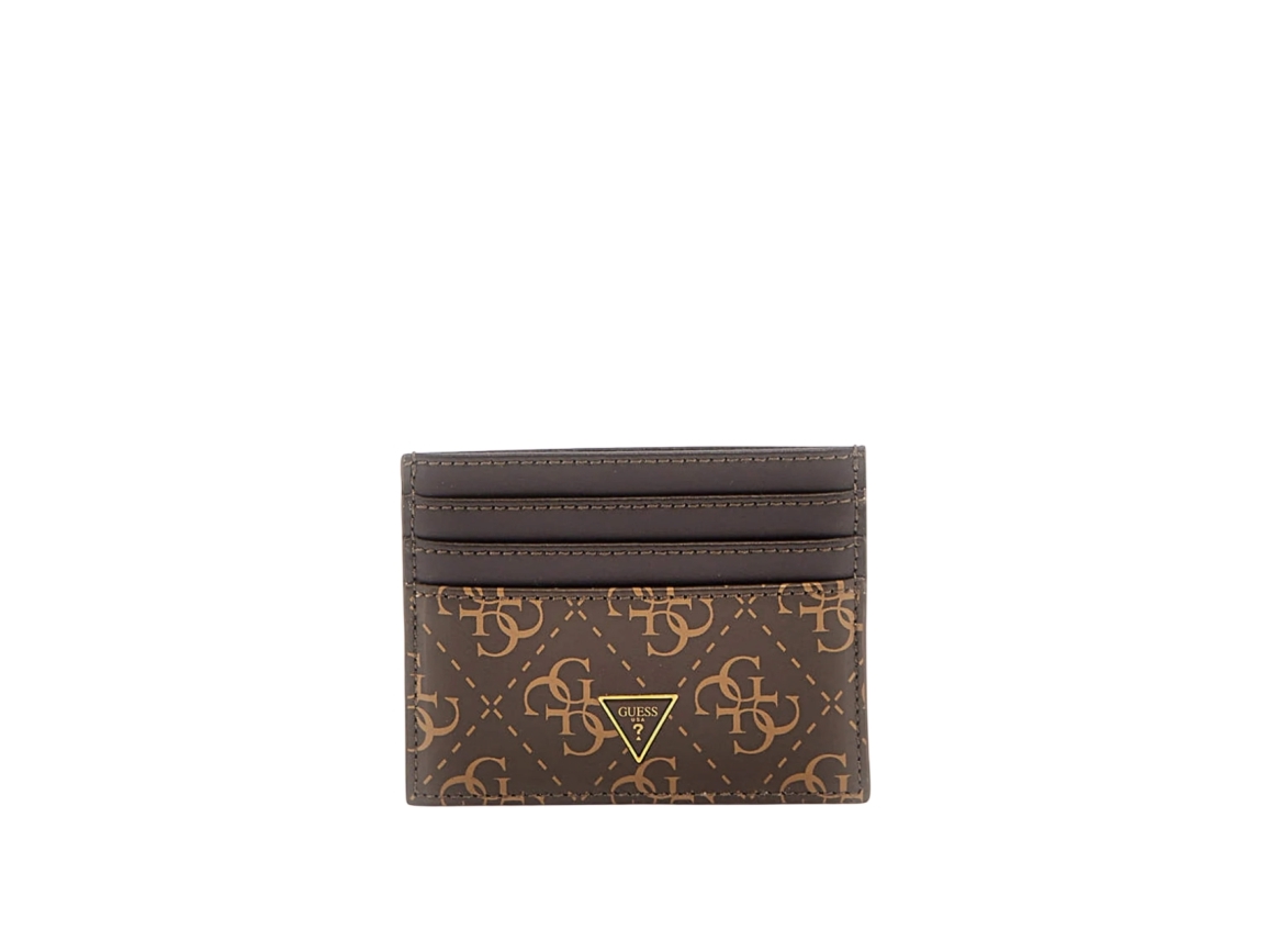 Guess Vezzola läderkortfodral SMVEZLLEA25 brun (unisex)