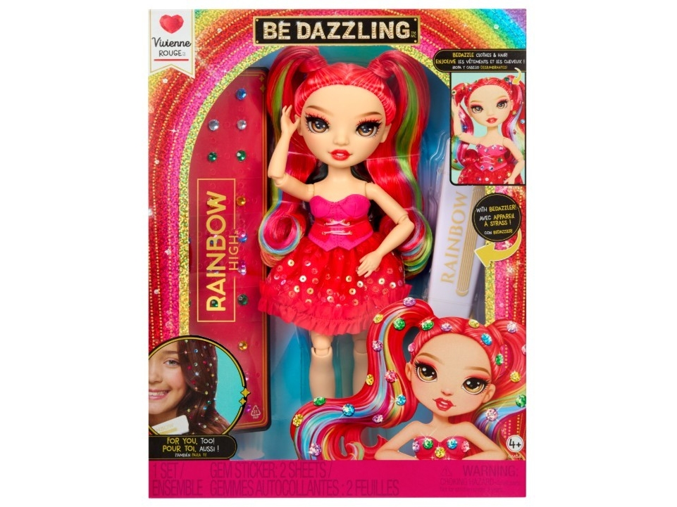 Mga Rainbow High Be Dazzling Fashion Dolls – Vivienne Rouge (Rot)