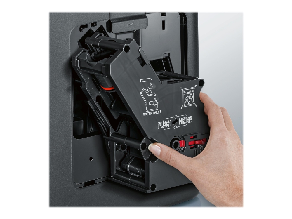 Siemens Eq.6 Plus Extraklasse Te657f03de - Automatisk Kaffemaskine Med Mælkeskummer - 19 Bar - Rustfrit Stål/Sort