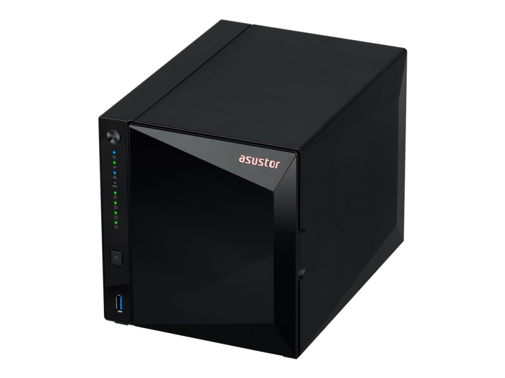 ASUSTOR Drivestor 4 Pro Gen2 AS3304T - V2 - NAS-server - 4 bays - RAID JBOD, 0, 1, 5, 6, 10 - RAM 2 GB - 2.5 Gigabit Ethernet - iSCSI support