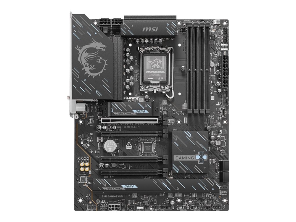 Msi Z890 Gaming Wifi, Intel, Lga 1851 (Socket V1), Intel Core Ultra (Series 2), Lga 1851, Ddr5-Sdram, 256 Gb