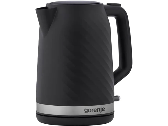 Gorenje | Virdulys | K17spb | Electric | 2200 W | 1.7 L | 360° Rotational Base | Plastic | Juodas
