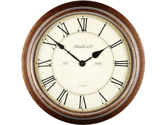 Technoline WT 7006, Vägg, Quarts-klocka, Rund, Brun, Beige, Svart, Analog, Batteri | Huset - Säkerhet & Larm - Klockor och väckarklockor | GameStuff