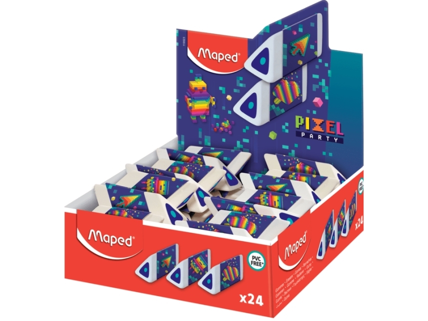 Maped 119523, Valkoinen, Sininen, 24 kpl, PVC-muovi, Ftalaatti