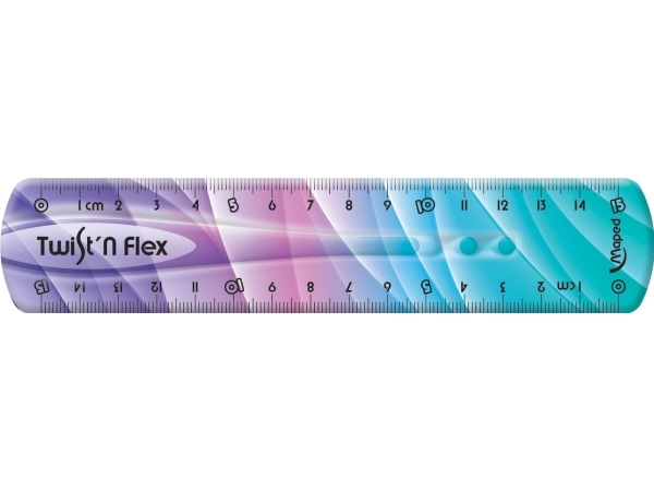 Maped 279115, Skrivbordslinjal, Plast, Multifärg, 150 mm, 1 styck, Ftalat | Skrivredskap - Skrivtillbehör - Linjaler & målare | GameStuff