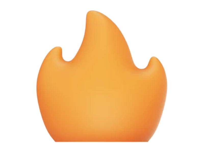 Flame lampshade for the Flextail Tiny Pump 2X lamp (oranžinis)