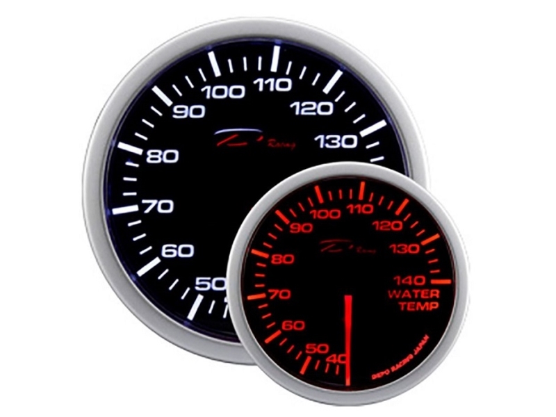 Vandtemperatur-måler smoke 52mm