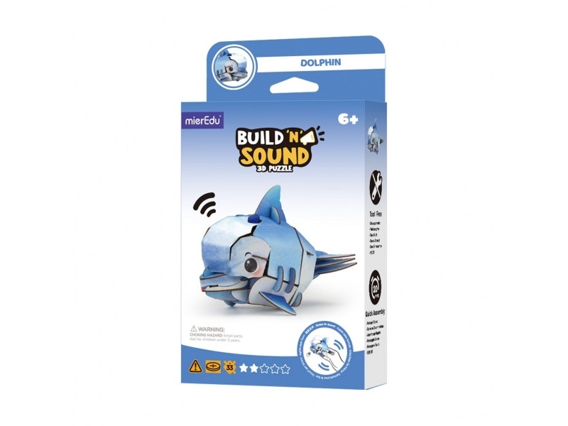 Anek 3D-Puzzle Zwischen Bauen Und Zuhören, Delfin