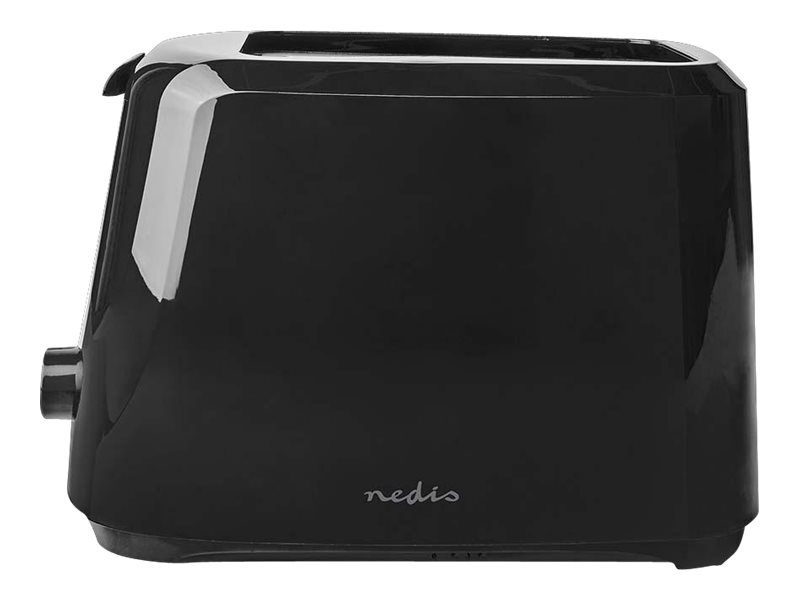 Nedis - Brødrister - 2 skive - 2 Holdere - sort