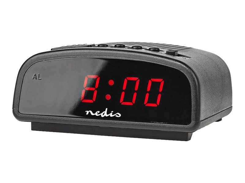 Nedis - Alarmur - Elektronisk - Desktop - Sort