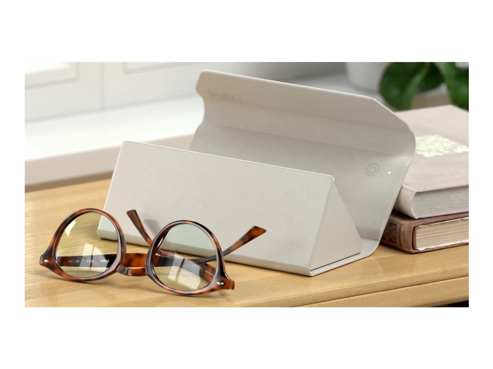 Satechi FindAll ST-LFAGCW - Taske for glasses - vegan-leather - MagSafe-kompatibilitet - vegansk læder - sand