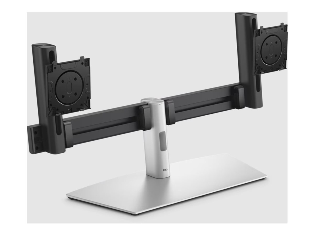 Dell Pro MDS26 - Ställ - för 2 monitorer - snabbkopplingsmekanism - silver/svart - skärmstorlek: 19-27 - monteringsgränssnitt: 100 x 100 mm - skrivbord | Spel - Bildskärmar & tillbehör - Tillbehör | GameStuff