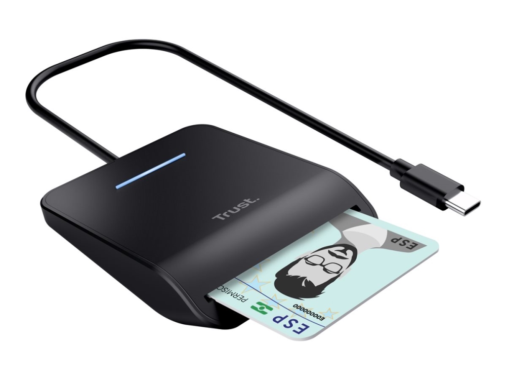 Trust Primo - SMART-kortläsare - USB 2.0 | Kontorsmaskiner - POS (Point of sale) - Magnet kortläsare | GameStuff