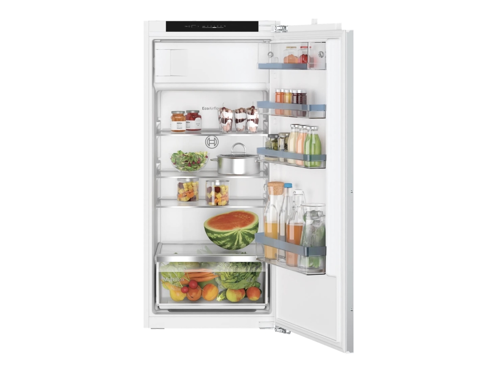 Bosch Serie | 4 KIL42VFE0 - Kylskåp med frysfack - inbyggd - fördjupning - bredd: 56 cm - djup: 55 cm - höjd: 122.5 cm - 187 liter - Klass E