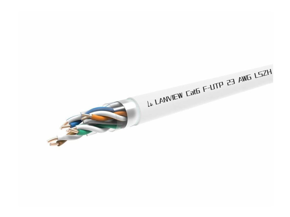 Lanview Lvn122113, 305 M, Cat6, F/Utp (Ftp), Weiß