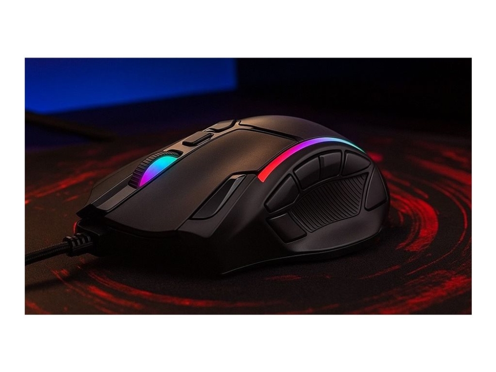 Inca Img-351, Rechts, Optisch, Usb Typ-A, 12800 Dpi, Schwarz