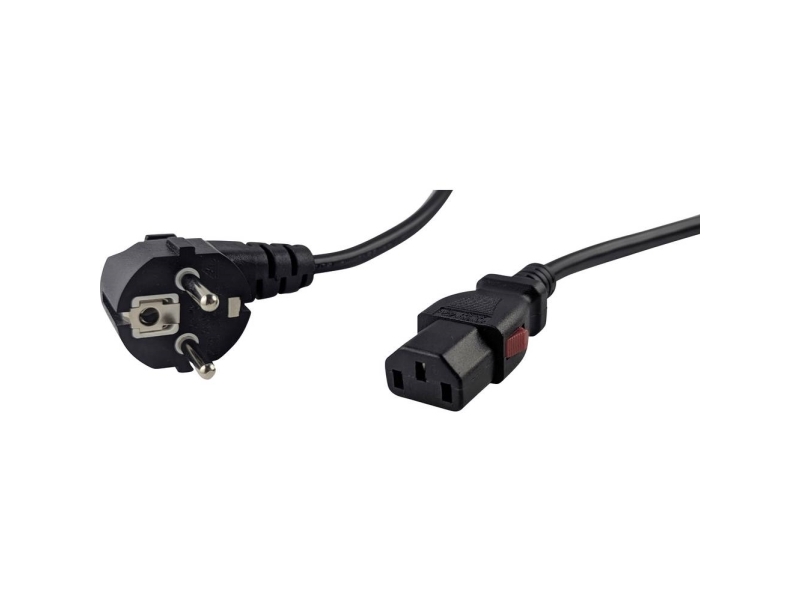 Hawa R60103 Koldapparater Tilslutningskabel Sort 2 M Kan Låses