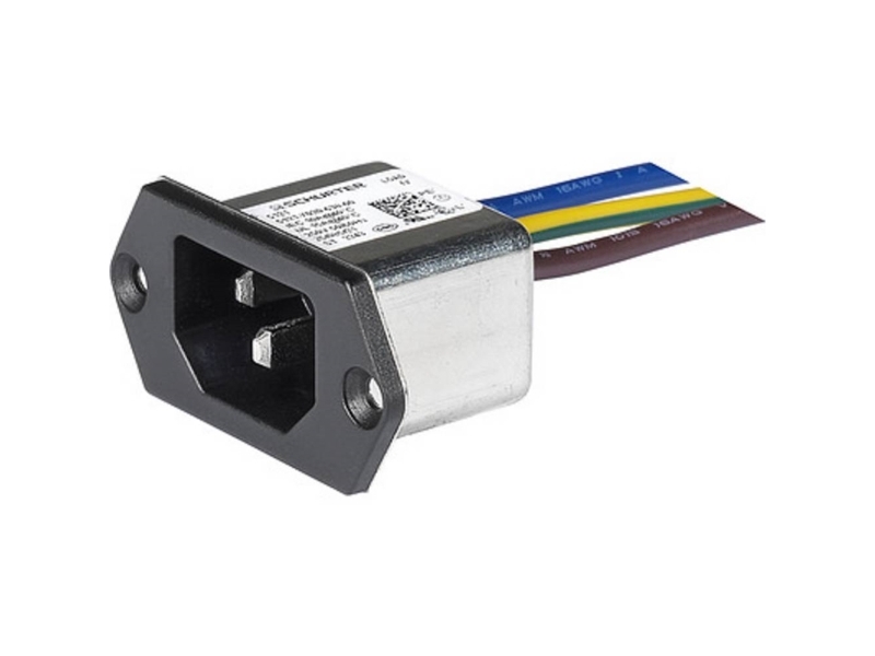 Schurter 3-132-199 Radio-støjfilter 250 V 15 A (L x B x H) 25.6 x 48.6 x 24.6 mm 1 stk