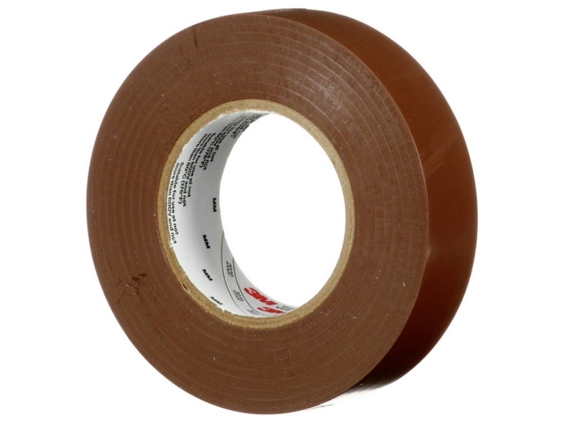3M 7100184802, 1 stk, Brun, PVC, 600 V, Blister, 20,12 m