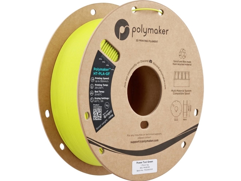 Polymaker Ht-Pla-Gf 1.75Mm Power Tool Green 1Kg (Pa18008)